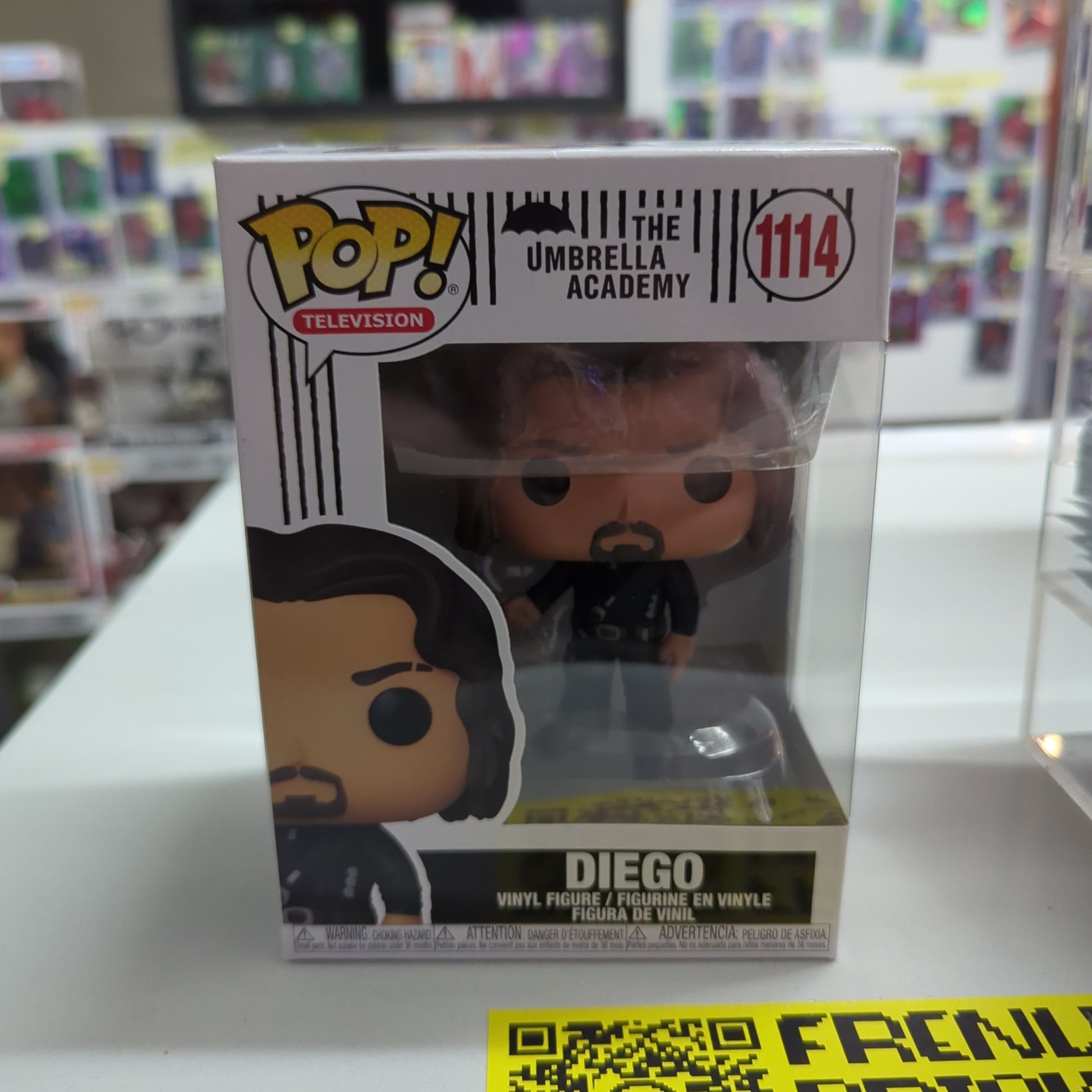 Diego #1114 The Umbrella Academy Funko Pop Vinyl FRENLY BRICKS - Open 7 Days