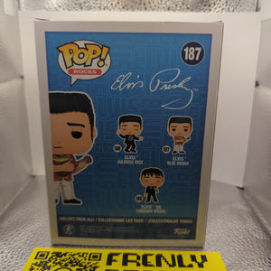 Funko Pop! Rocks Elvis Presley 187 Elvis Blue Hawaii Vinyl FRENLY BRICKS - Open 7 Days