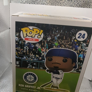 FUNKO POP MLB SEATTLE MARINERS KEN GRIFFEY JR. JUNIOR 24 #24 SAFECO EXCLUSIVE FRENLY BRICKS - Open 7 Days