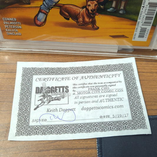Harley Quinn #9 2017 CERTIFIED Signature HALO 9.8 Graded - Signed by Frank Cho Authentication attached FRENLY BRICKS - Open 7 Days