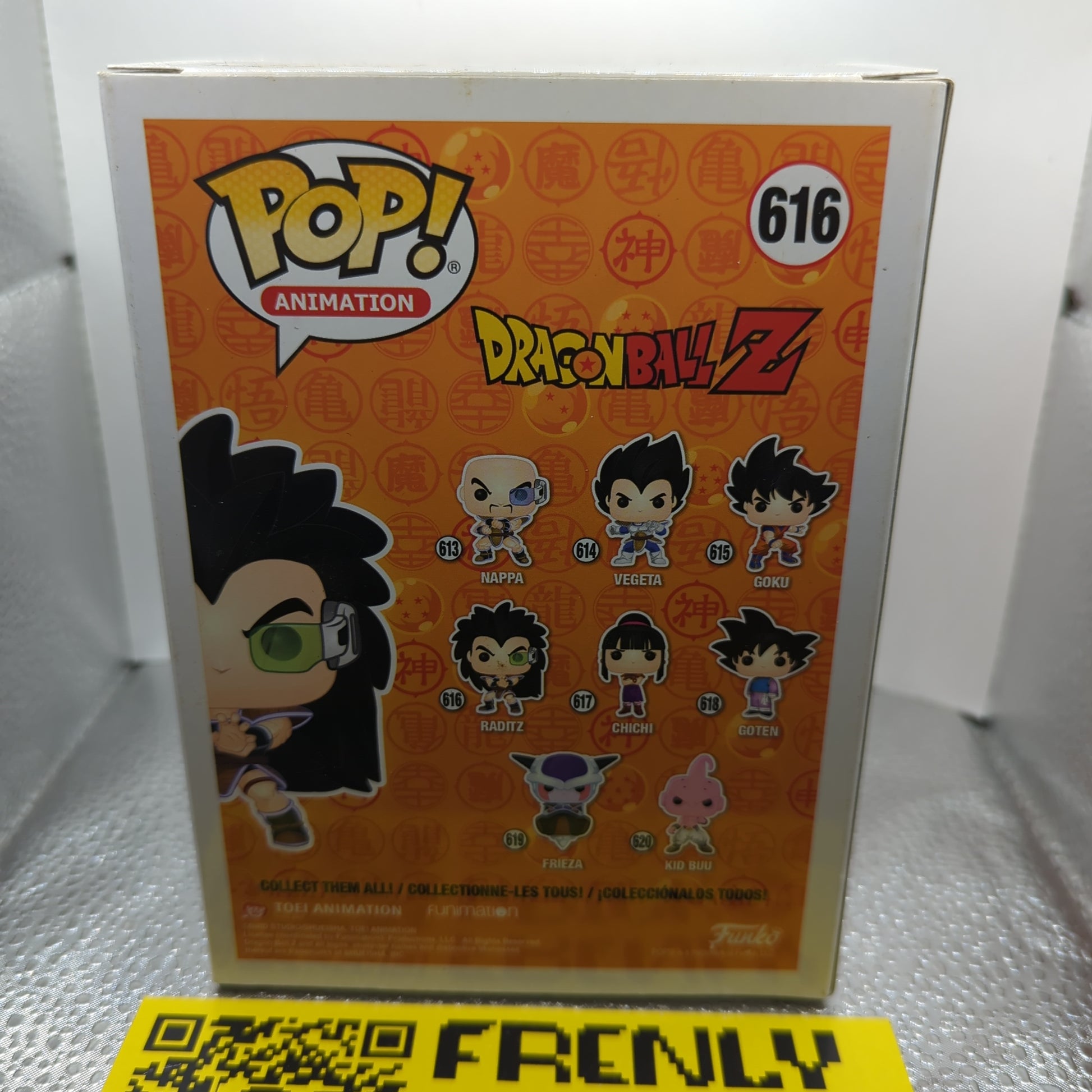 Dragon Ball Z Raditz Pop! Vinyl Figure #616 FRENLY BRICKS - Open 7 Days