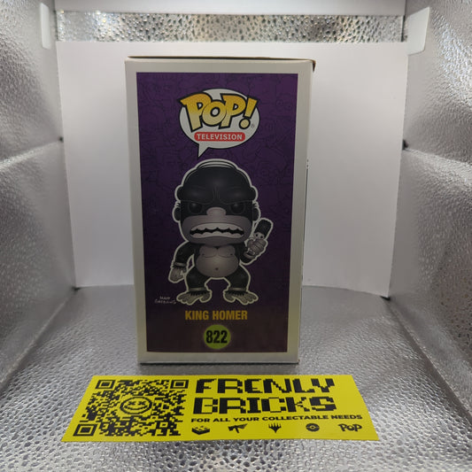 Television Funko Pop - King Homer - The Simpsons - No. 822 FRENLY BRICKS - Open 7 Days