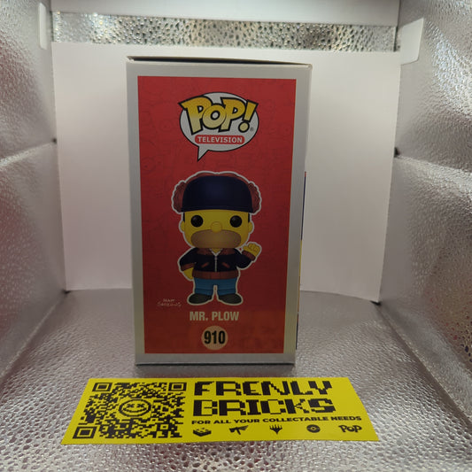 Television Funko Pop - Mr. Plow - The Simpsons - No. 910 FRENLY BRICKS - Open 7 Days
