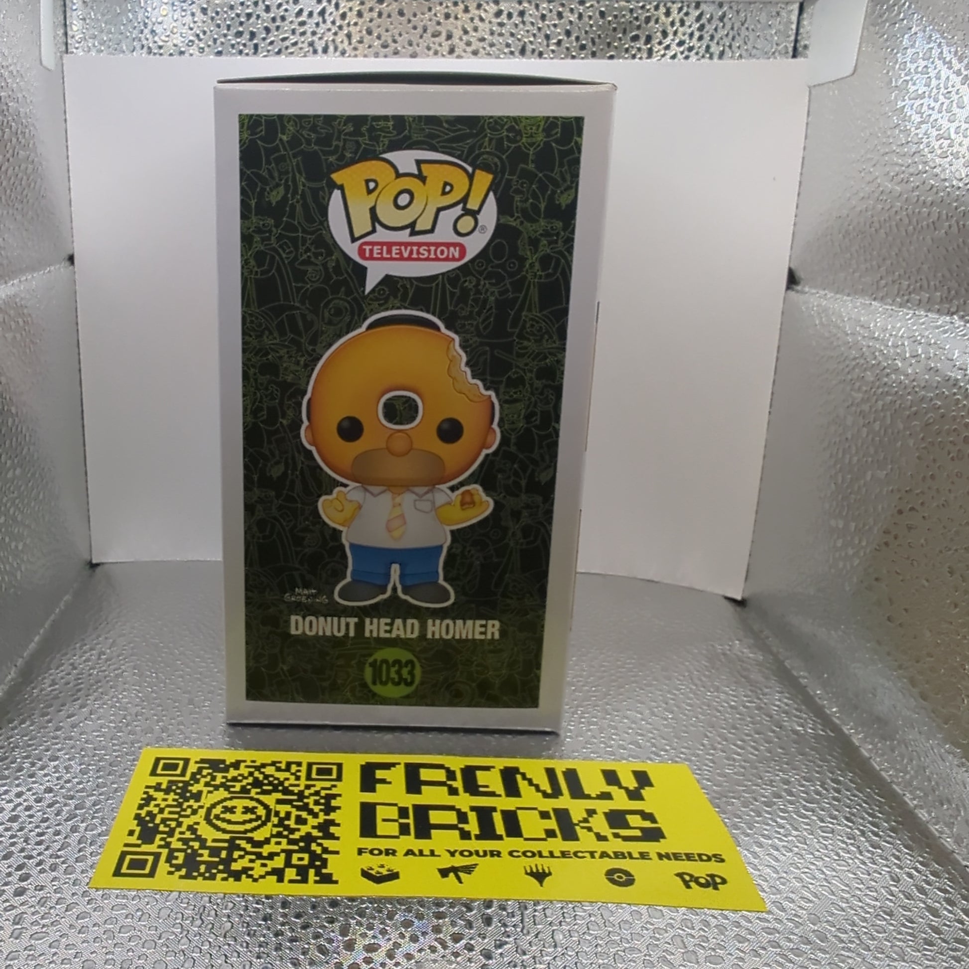 Donut Head Homer Funko Pop! Vinyl #1033 The Simpsons Homer Simpson FRENLY BRICKS - Open 7 Days