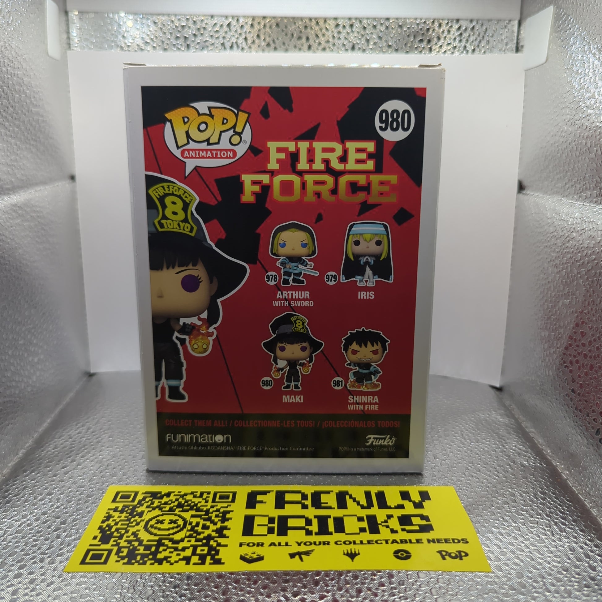 Funko Pop Vinyl- Anime- Fire Force- Maki #980 FRENLY BRICKS - Open 7 Days