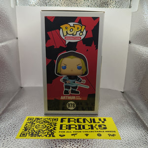 Animation Funko Pop - Arthur with Sword - Fire Force - No. 978 FRENLY BRICKS - Open 7 Days