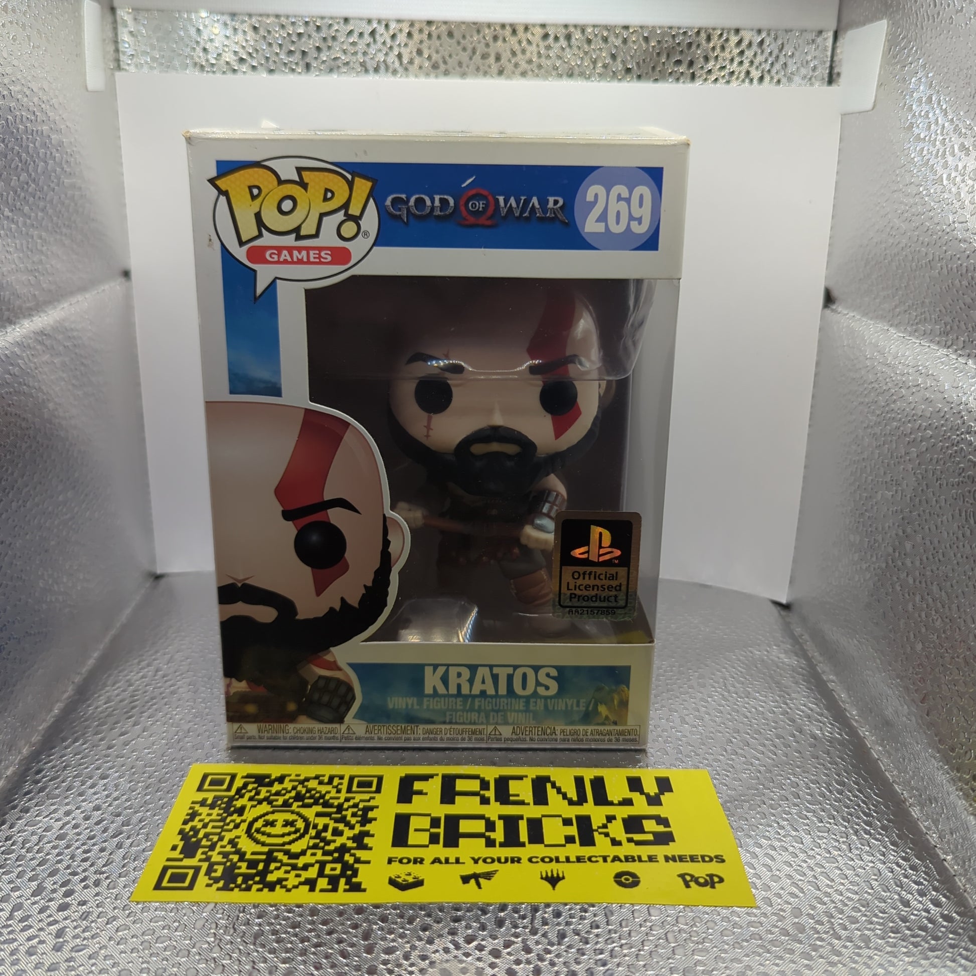 Kratos God of War 269 POP! Vinyl Figure PlayStation *box damage* FRENLY BRICKS - Open 7 Days