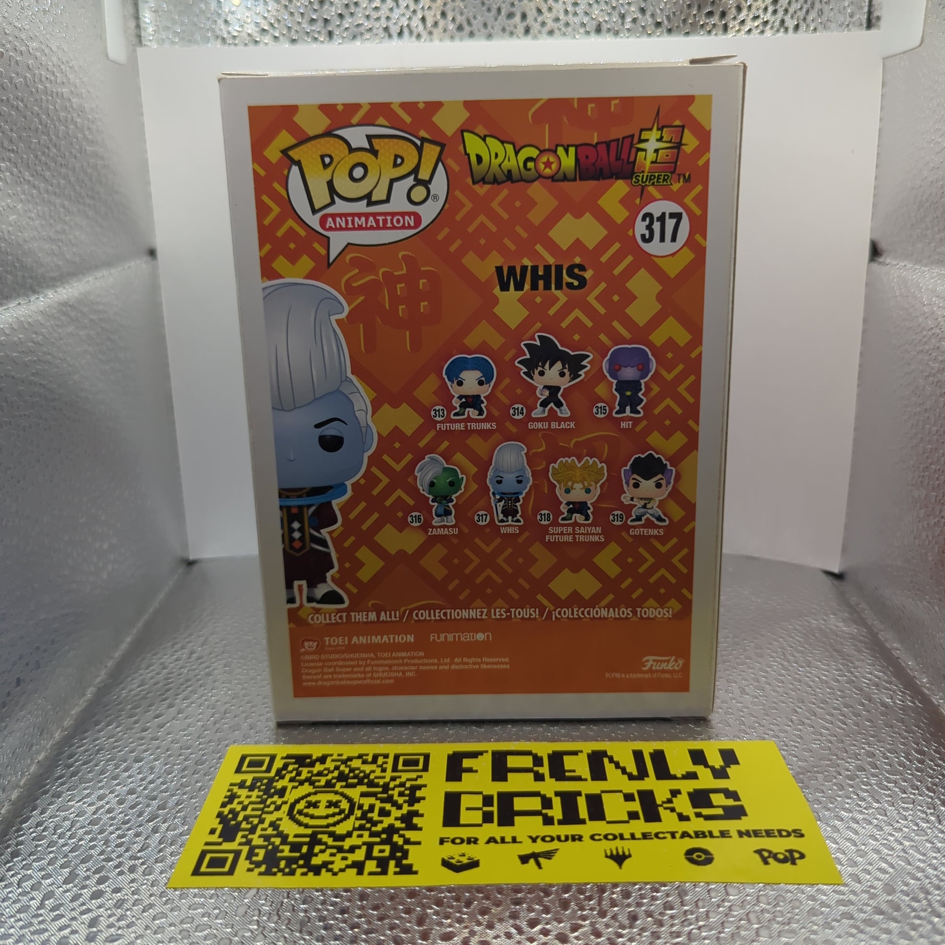 Dragon Ball Super - Whis Pop! Vinyl Figure #317 FRENLY BRICKS - Open 7 Days