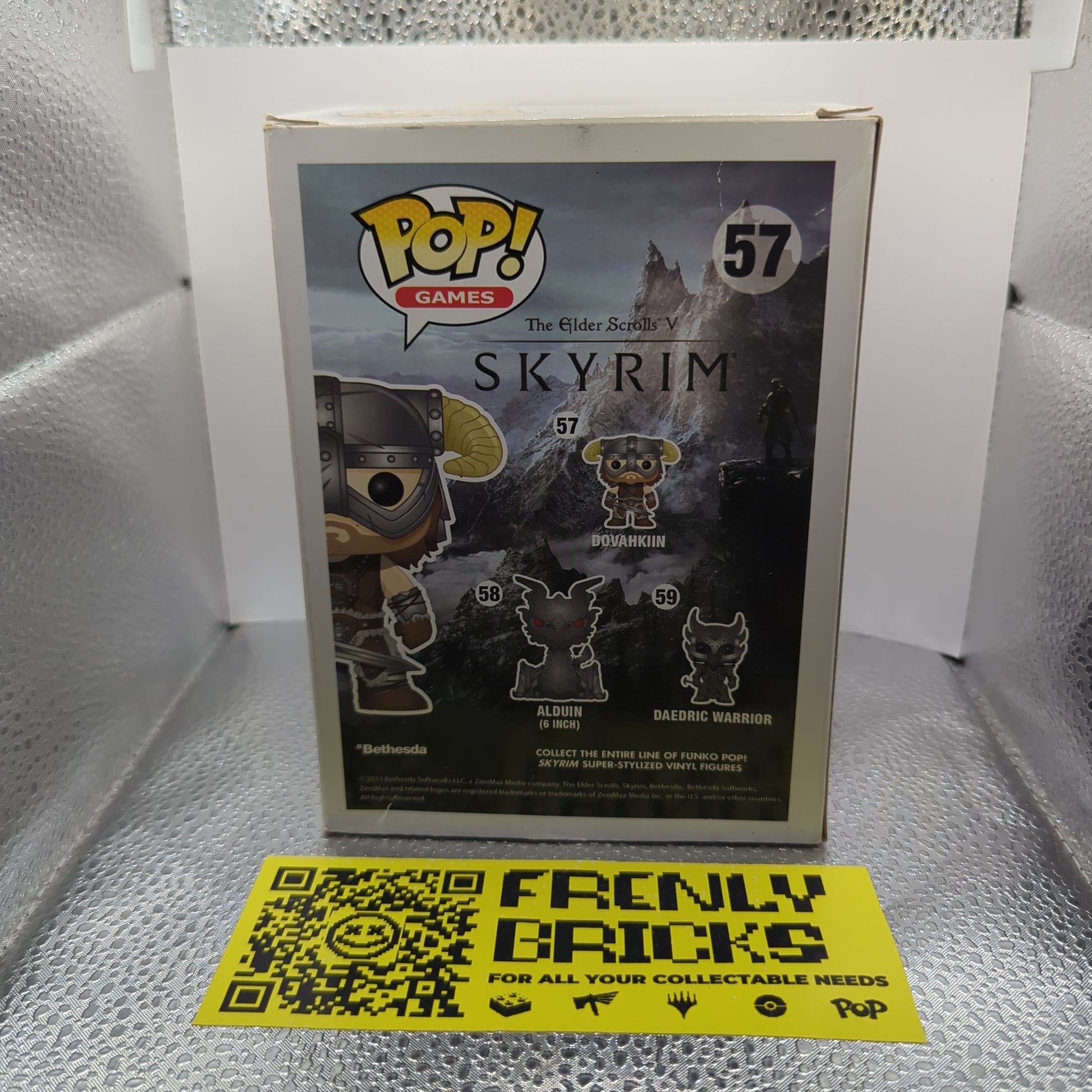 Funko Pop! Vinyl Skyrim Dovahkiin The Elder Scrolls V 57 *damage box* FRENLY BRICKS - Open 7 Days