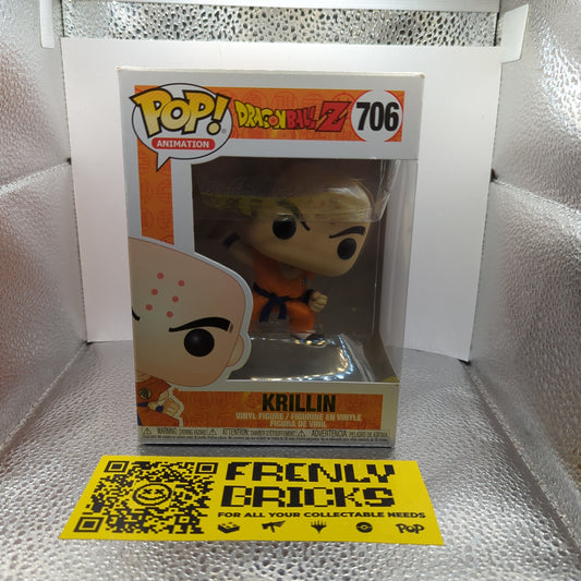 Funko Pop! Animation Dragon Ball Z Krillin #706 Vinyl Figure FRENLY BRICKS - Open 7 Days