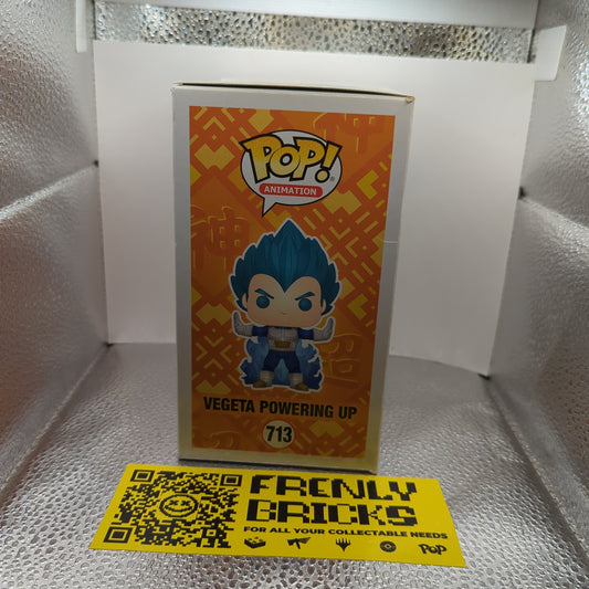 Vegeta Powering Up (GLOW) 713 ~ Dragon Ball Z ~ Funko Pop Vinyl ~ GITD FRENLY BRICKS - Open 7 Days