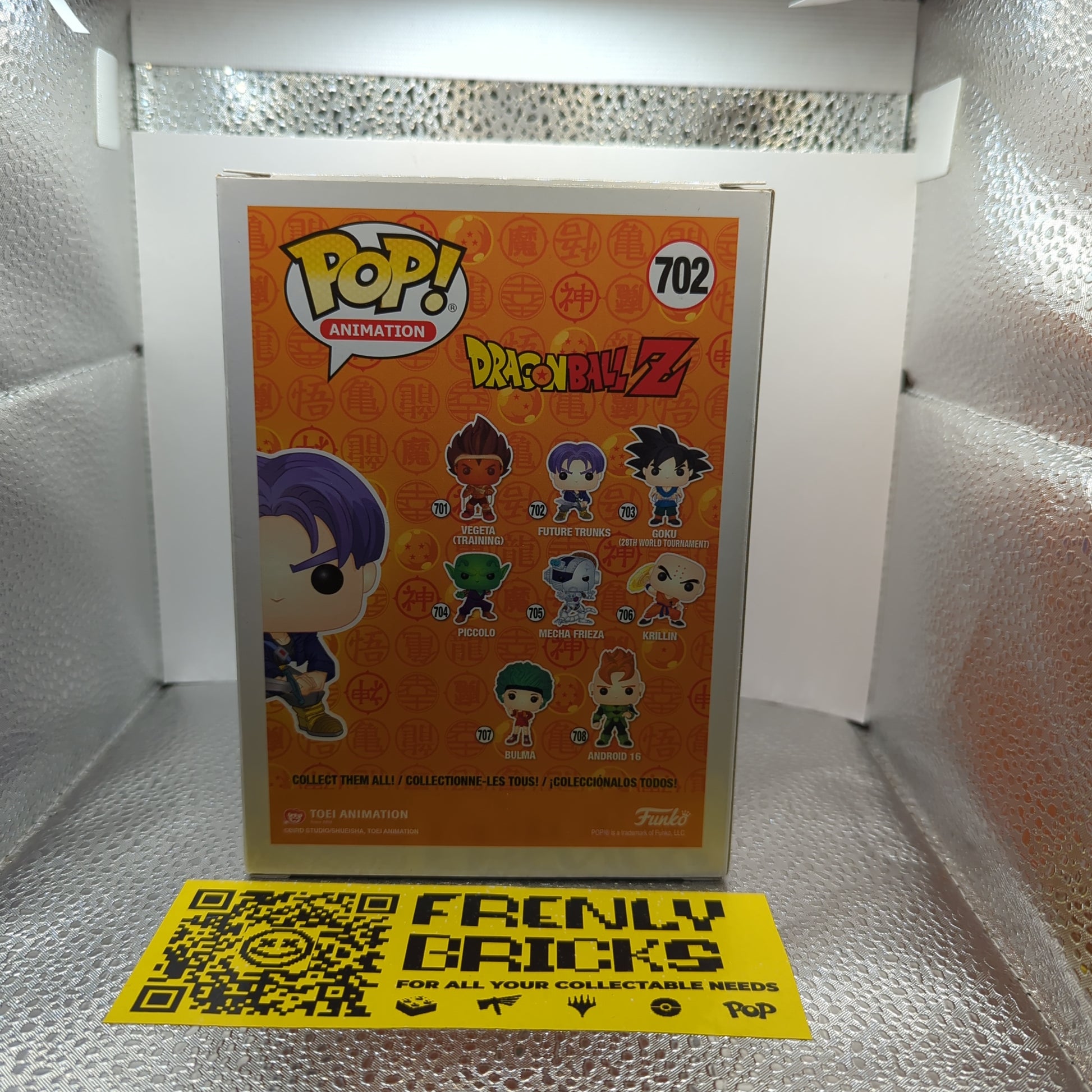 Animation Funko Pop - Future Trunks - Dragon Ball Z - No. 702 FRENLY BRICKS - Open 7 Days