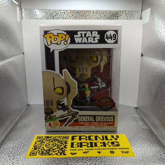 Star Wars General Grievous #449 Funko Pop Vinyl Special Edition FRENLY BRICKS - Open 7 Days