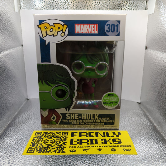 Funko ~ 301 She-Hulk Lawyer Pop! Vinyl ~ Marvel Superheroes ~ ECCC 2018 ~ FRENLY BRICKS - Open 7 Days