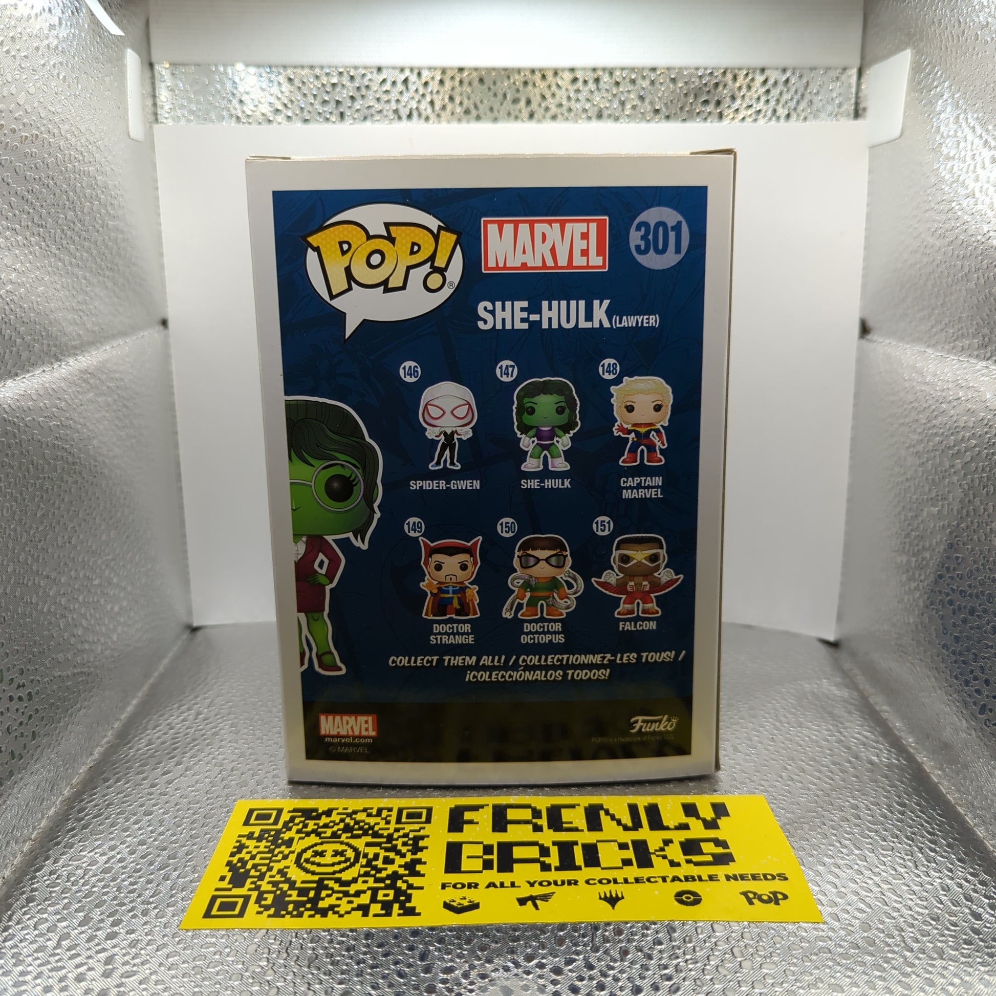 Funko ~ 301 She-Hulk Lawyer Pop! Vinyl ~ Marvel Superheroes ~ ECCC 2018 ~ FRENLY BRICKS - Open 7 Days