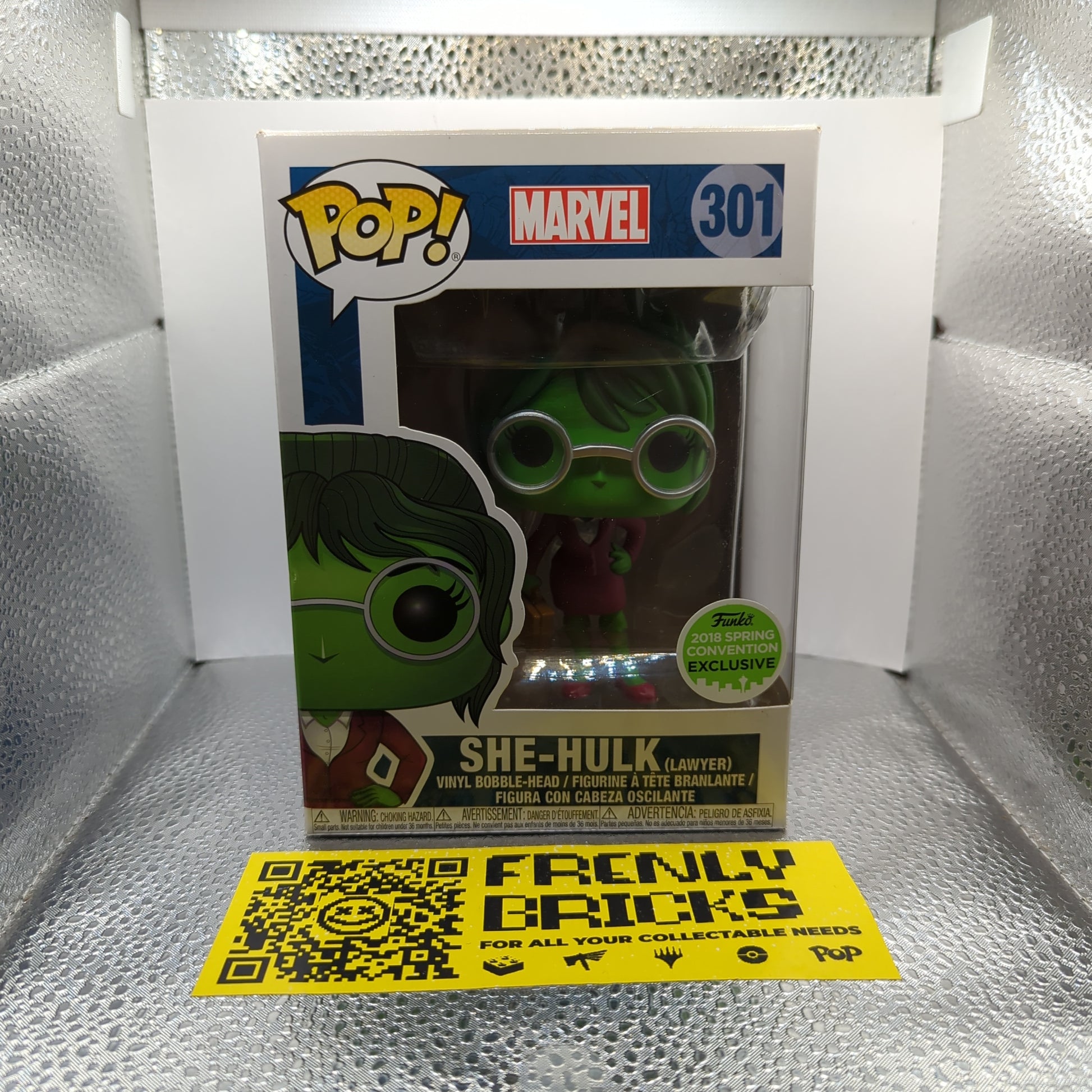 Funko ~ 301 She-Hulk Lawyer Pop! Vinyl ~ Marvel Superheroes ~ ECCC 2018 ~ FRENLY BRICKS - Open 7 Days