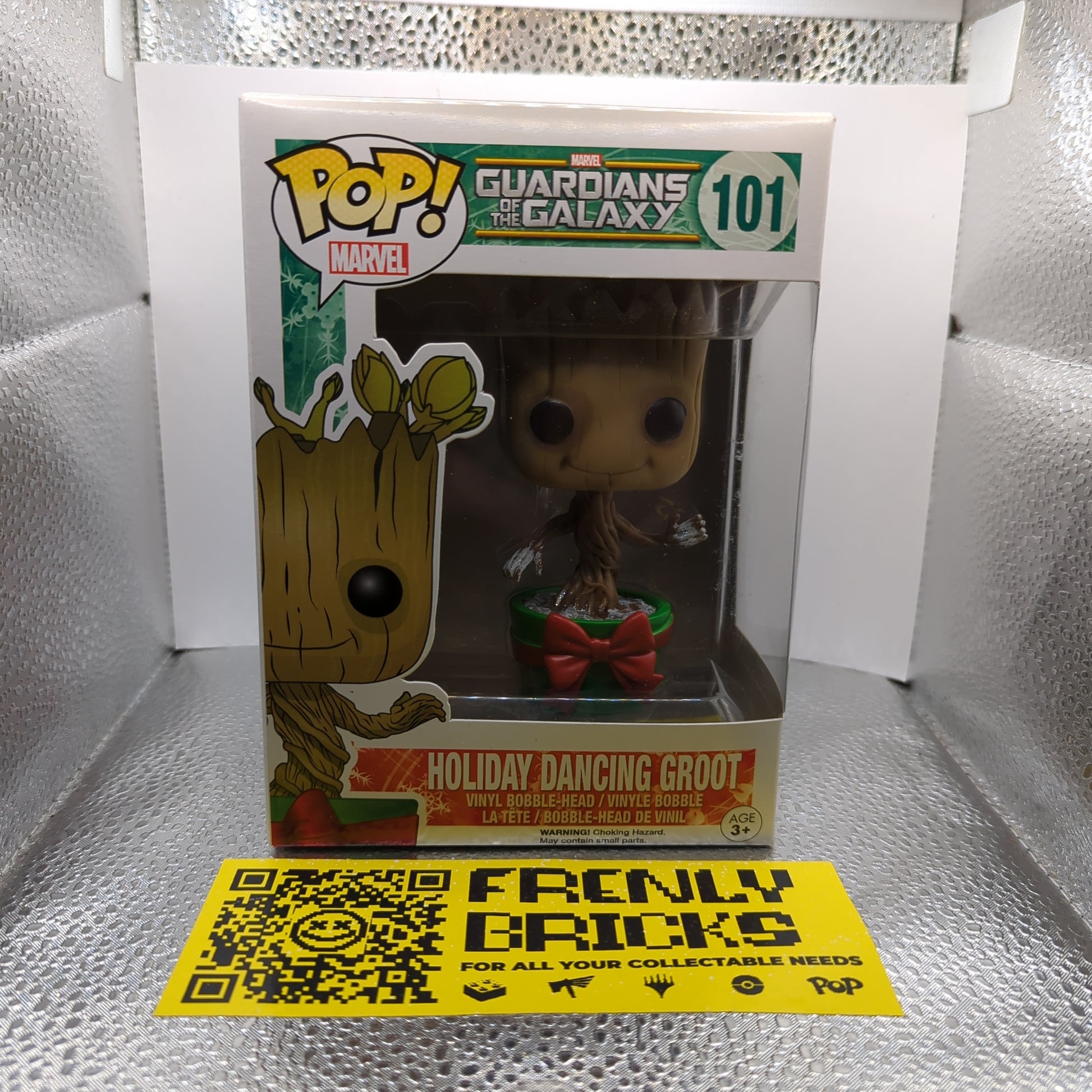 Funko Pop Vinyl Marvel Guardians of the Galaxy Holiday Dancing Groot (#101) FRENLY BRICKS - Open 7 Days