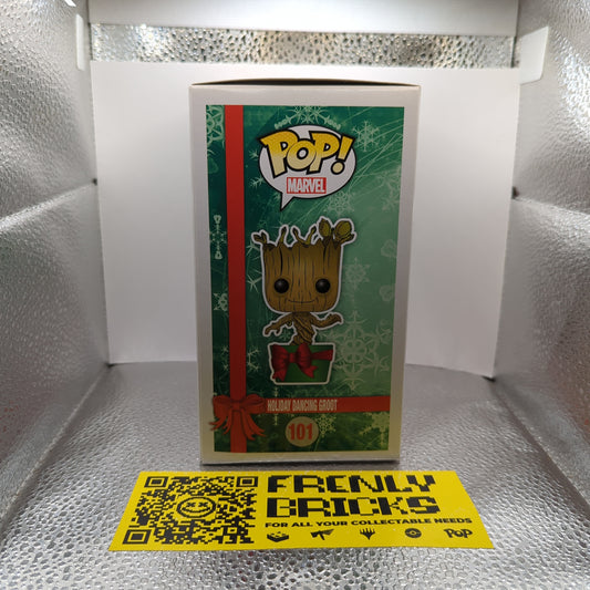 Funko Pop Vinyl Marvel Guardians of the Galaxy Holiday Dancing Groot (#101) FRENLY BRICKS - Open 7 Days