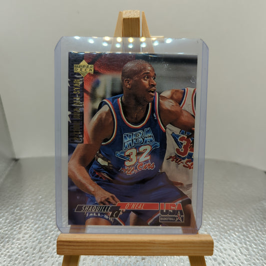 1994 Upper Deck #51 Shaquille O'Neal 2 Time NBA All-Star USA Basketball Card FRENLY BRICKS - Open 7 Days