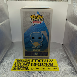 Squirtle Pop 504 Diamond Glitter- Pokemon Funko Pop! Vinyl 2021 Convention FRENLY BRICKS - Open 7 Days