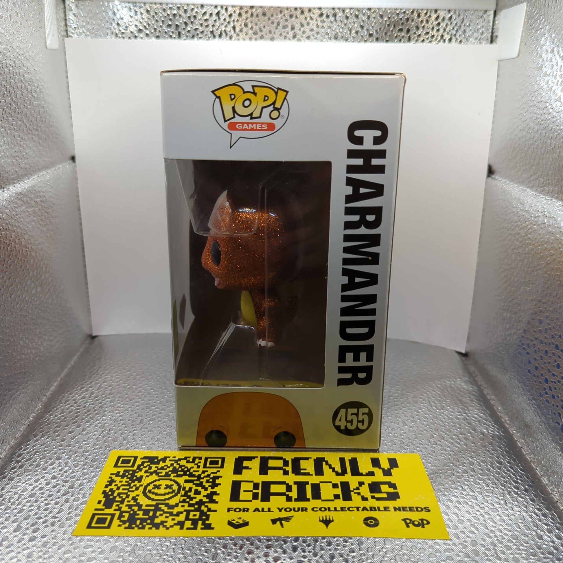 Pokemon - Diamond Charmander ECCC 2021 Funko Pop! Vinyl #455 FRENLY BRICKS - Open 7 Days