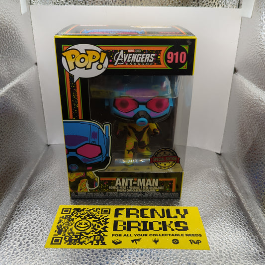 Ant-Man Funko Pop! Vinyl Blacklight #910 Avengers FRENLY BRICKS - Open 7 Days