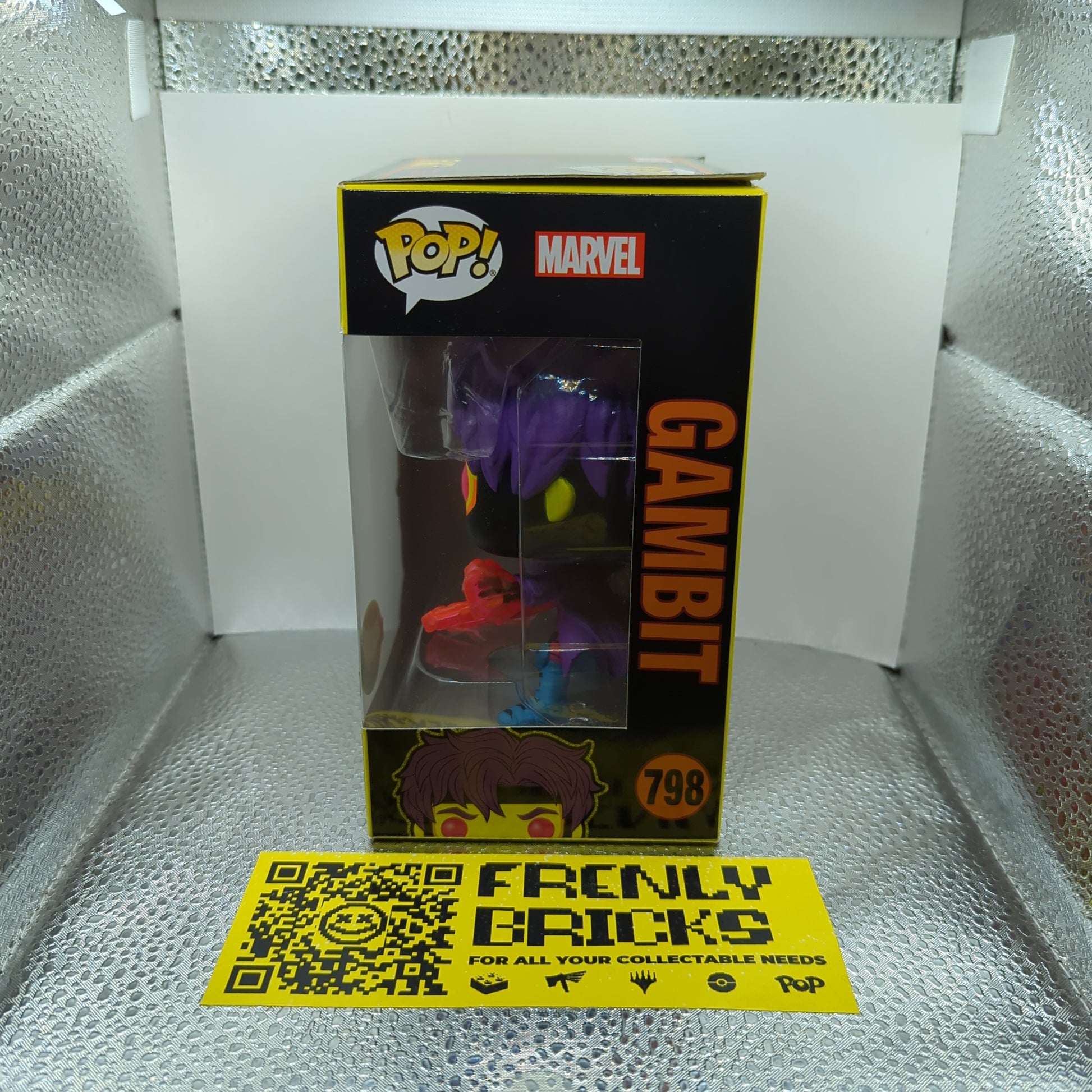 Marvel: Blacklight - Gambit Blacklight Pop! Vinyl Figure #798 FRENLY BRICKS - Open 7 Days