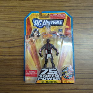 DC Universe Infinite Heroes 75 Years of Super Power Mr. Terrific Action Figure FRENLY BRICKS - Open 7 Days