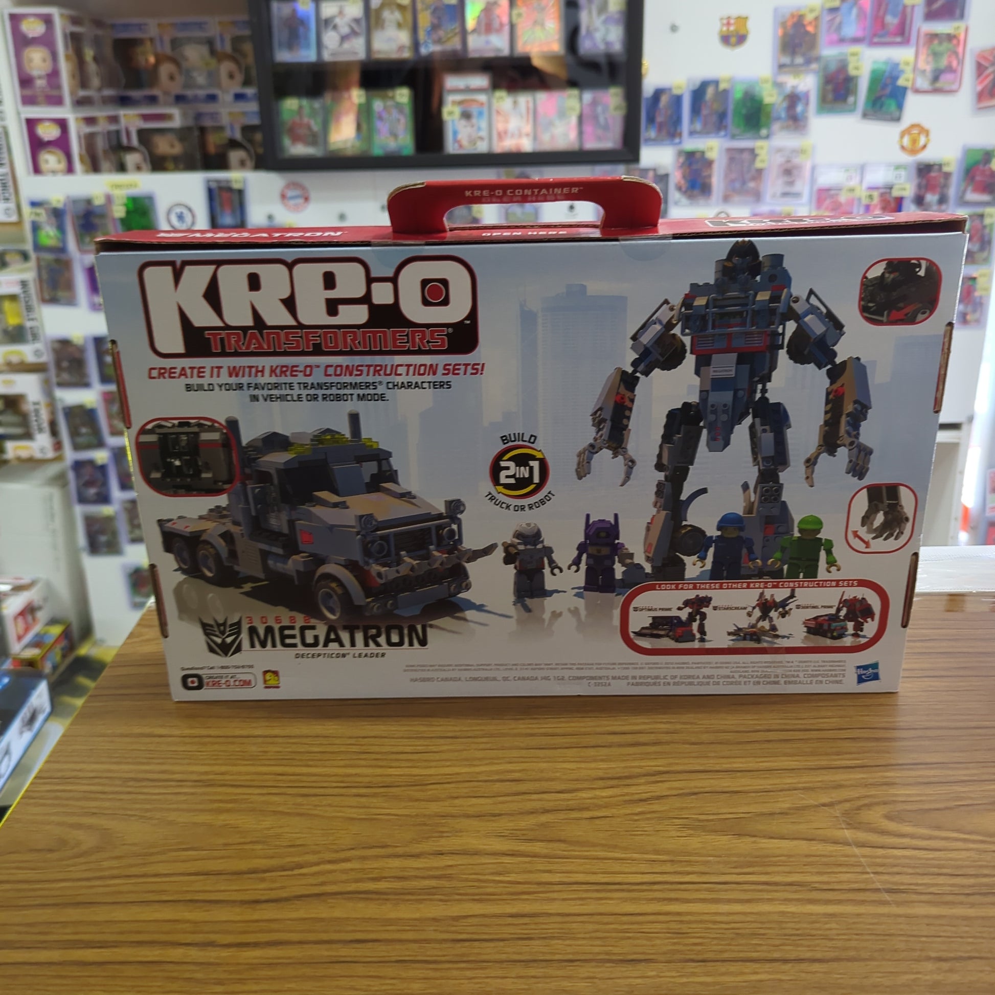 KRE-O Transformers - Megatron 30688 - 4 Kreons included • Hasbro   NEW FRENLY BRICKS - Open 7 Days