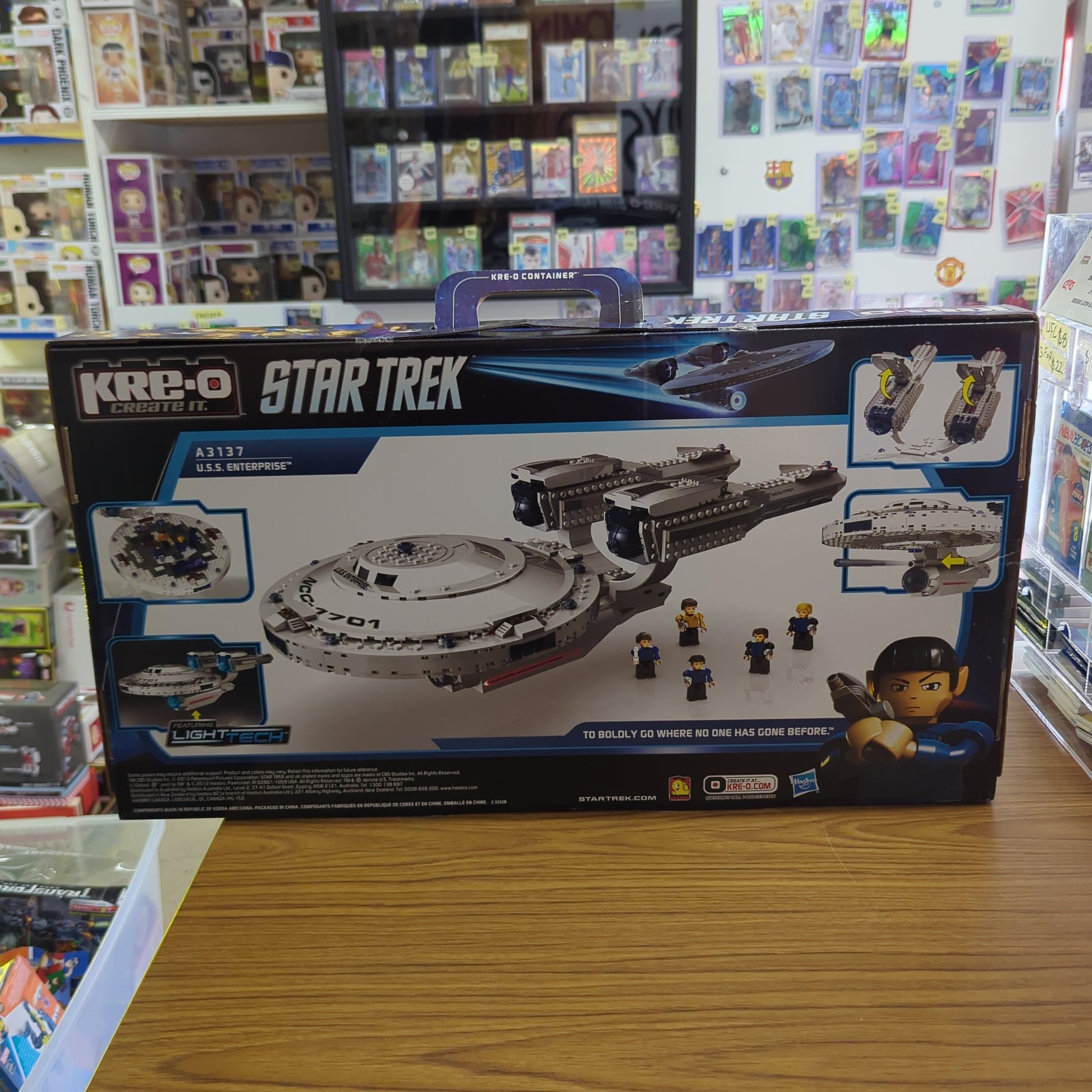 U.S.S. ENTERPRISE Star Trek KRE-O A3137 BUILDING SET Construction SPACE SHIP FRENLY BRICKS - Open 7 Days