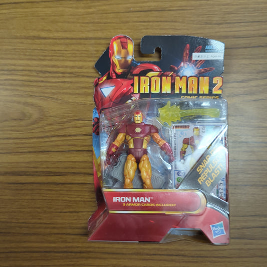 Hasbro Iron Man 2 Comic Series #30 Iron Man With Figure Stand 2010 NIB FRENLY BRICKS - Open 7 Days