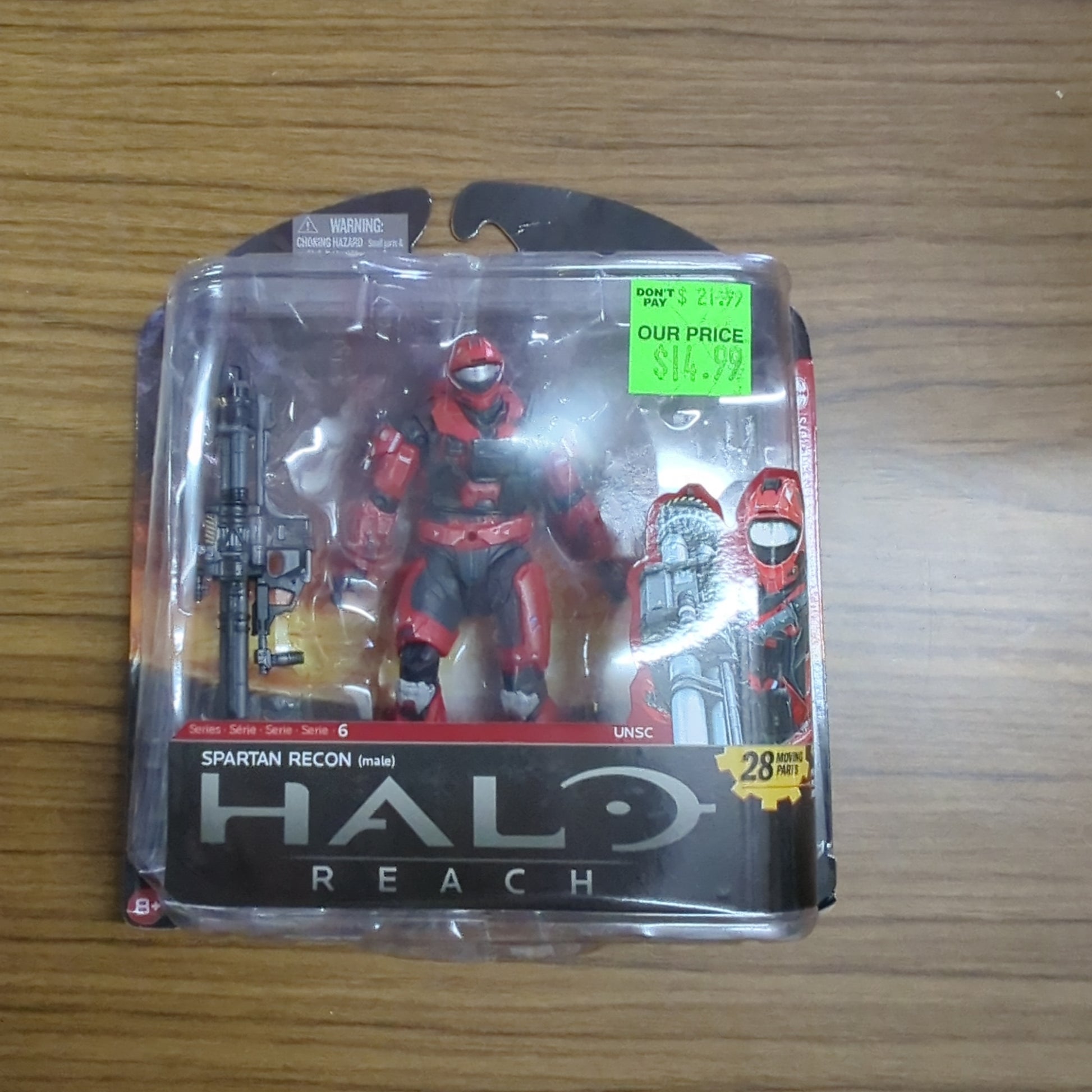 McFarlane Toys Halo Reach Series 6 Spartan Recon Male Team Red Action Figure FRENLY BRICKS - Open 7 Days