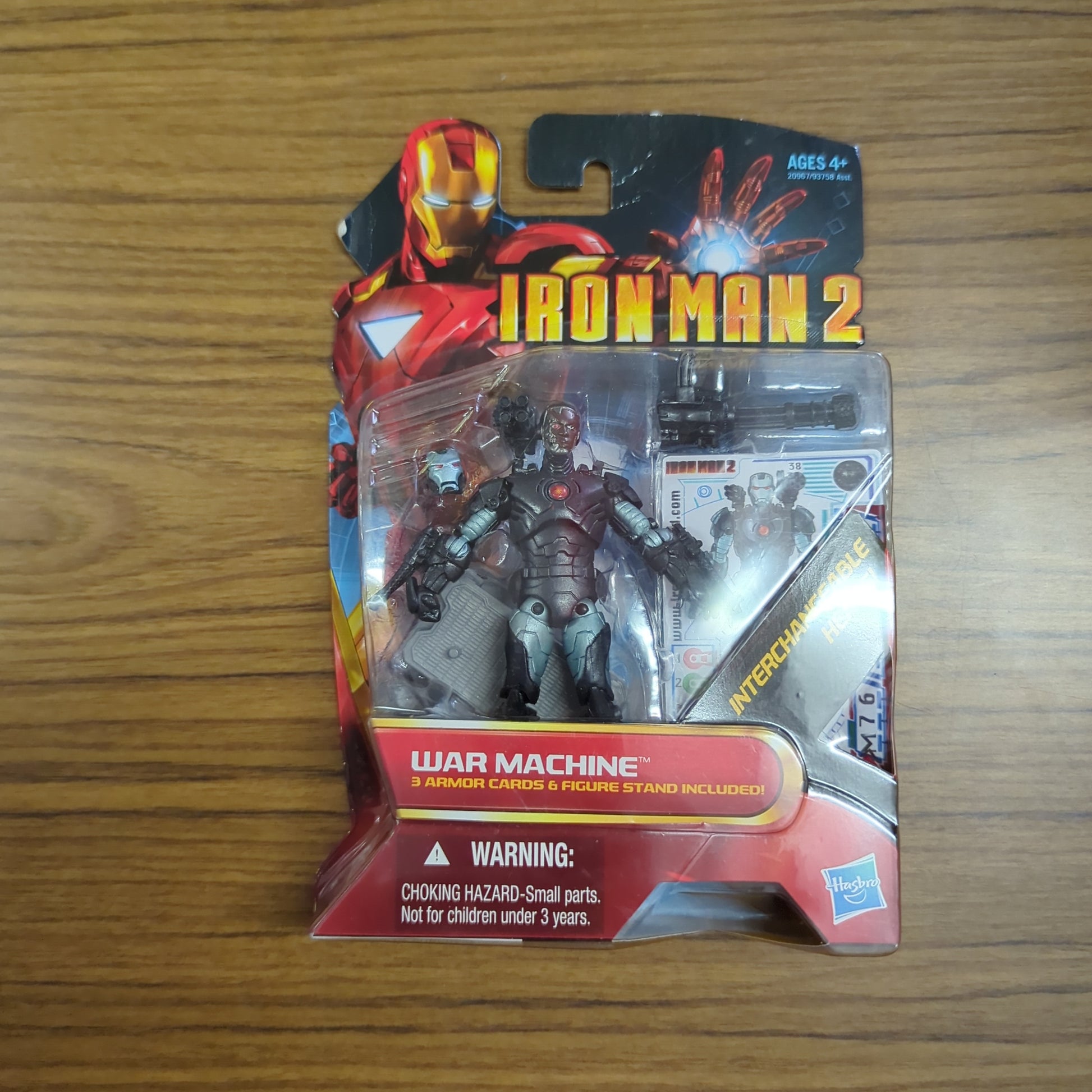 MARVEL COMICS IRON MAN 2 WAR MACHINE INTERCHANGEABLE HEAD HASBRO FIGURE A141 FRENLY BRICKS - Open 7 Days