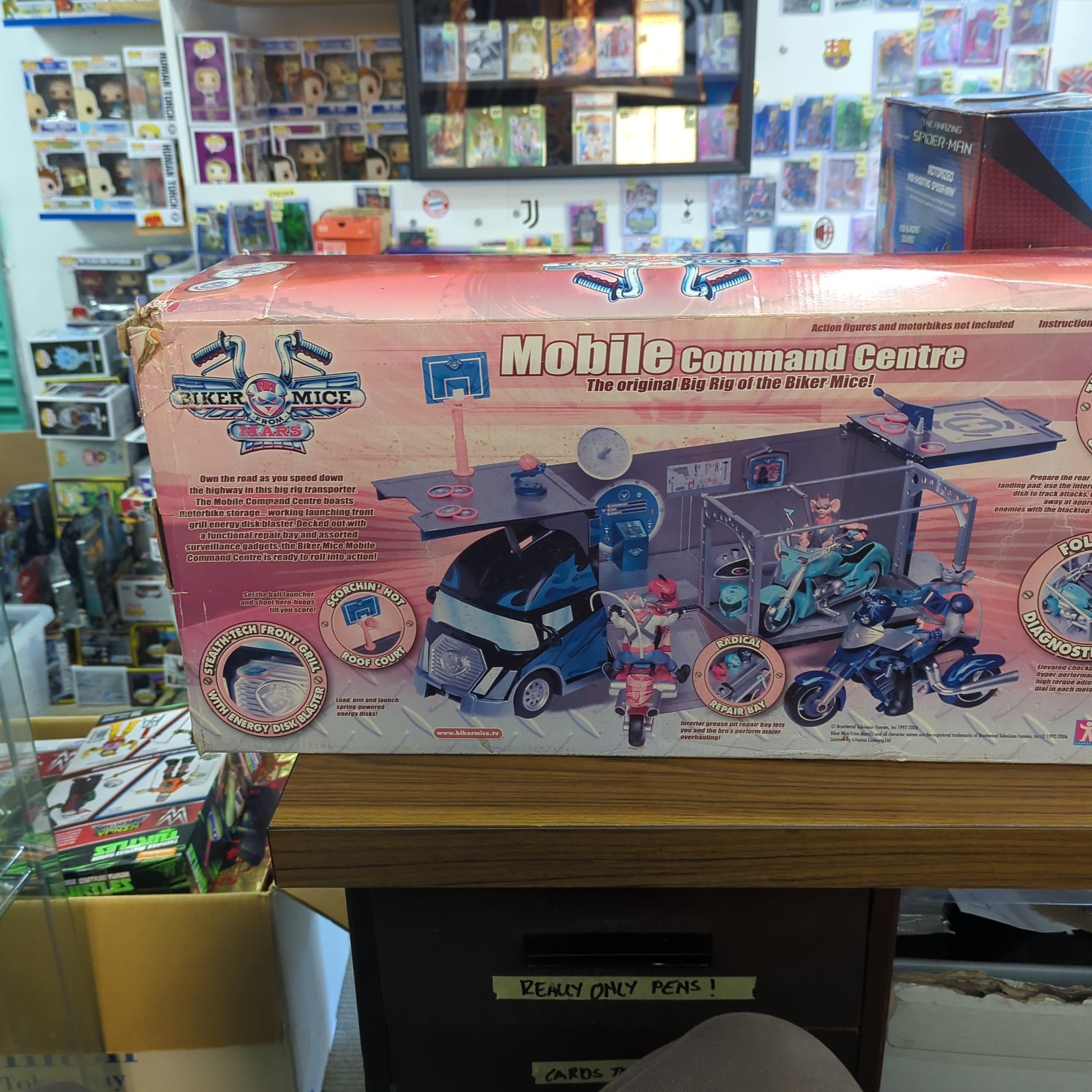 RARE BIKER MICE FROM MARS MOBILE COMMAND CENTRE FRENLY BRICKS - Open 7 Days