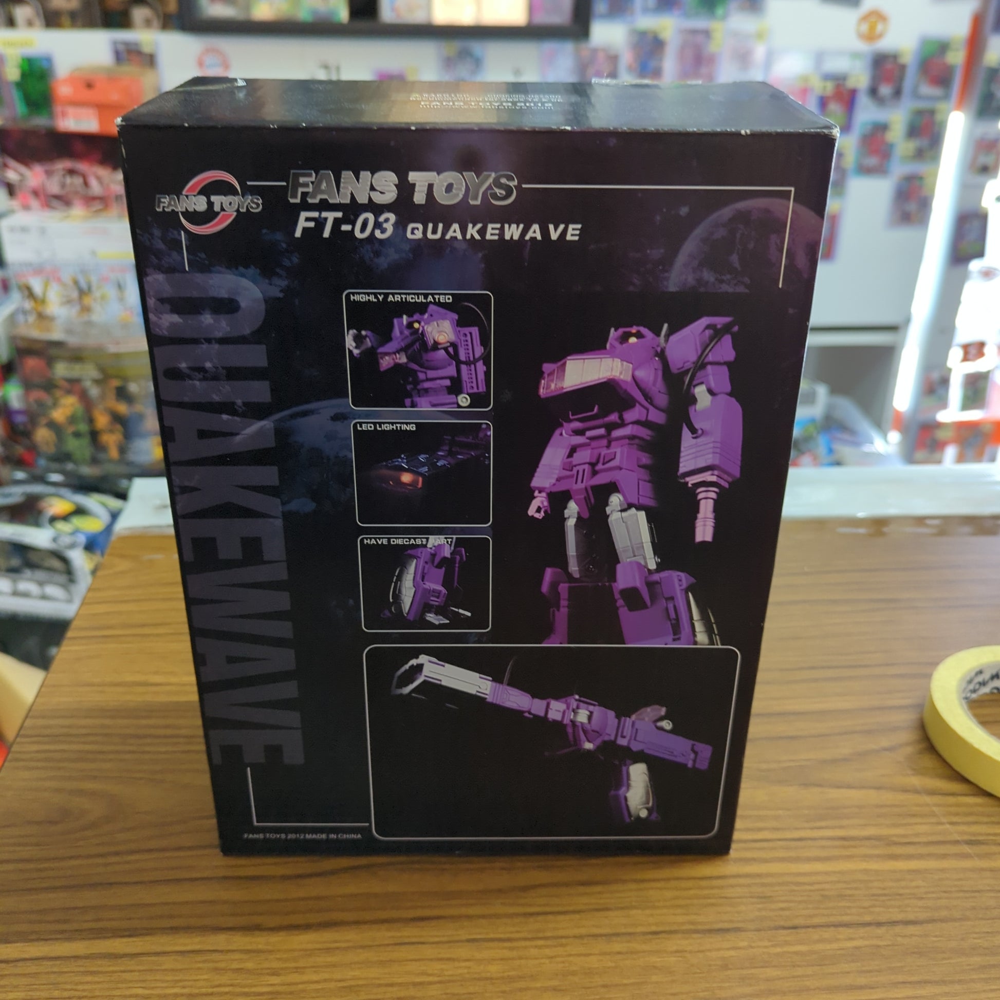 Perfect New Fans Toys Ft-03t Shockwave Ft03t Quakewave Action Figure Model FRENLY BRICKS - Open 7 Days