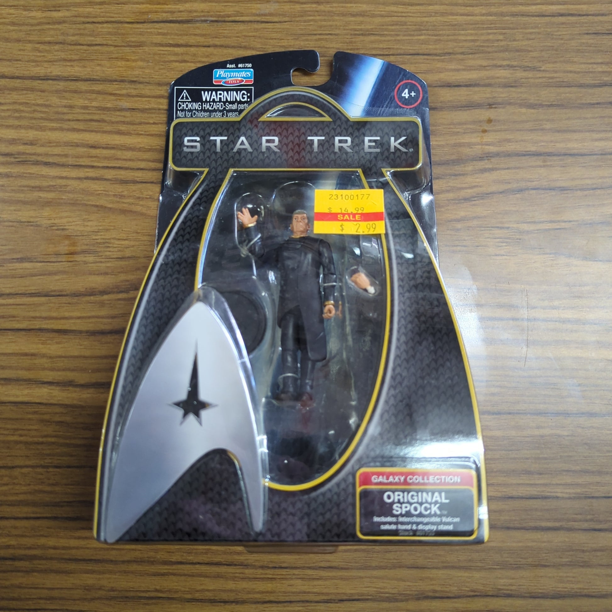 Original Spock - Star Trek Galaxy Collection 3.75" Action Fig (Playmates, 2009) FRENLY BRICKS - Open 7 Days