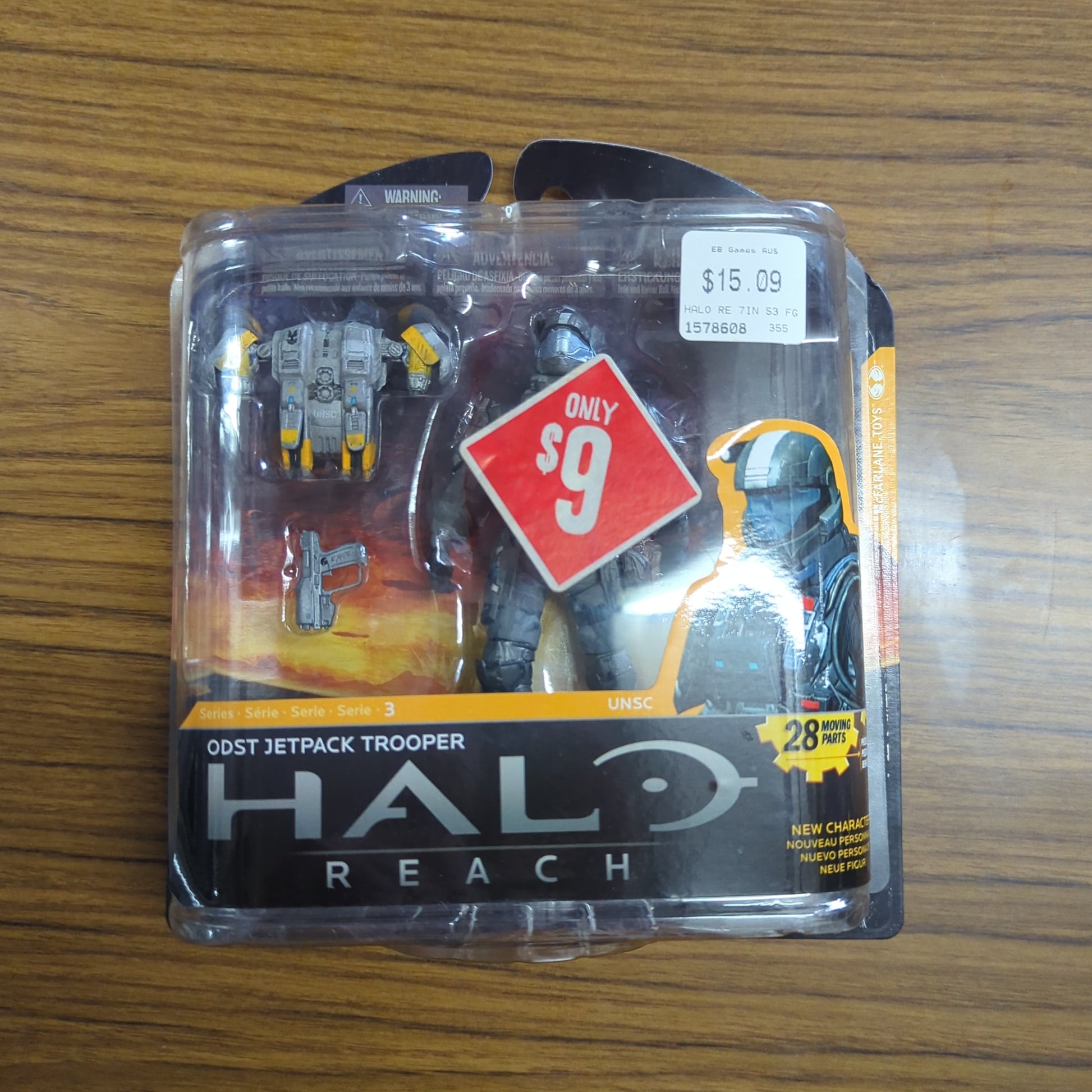 ODST Jetpack Trooper Action Figure Halo Reach Series 3 McFarlane 2011 FRENLY BRICKS - Open 7 Days