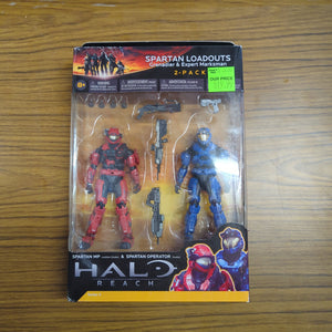 McFarlane Action Figure -Halo Reach Deluxe 2 Pack -SPARTAN LOADOUTS (Grenadier+) FRENLY BRICKS - Open 7 Days