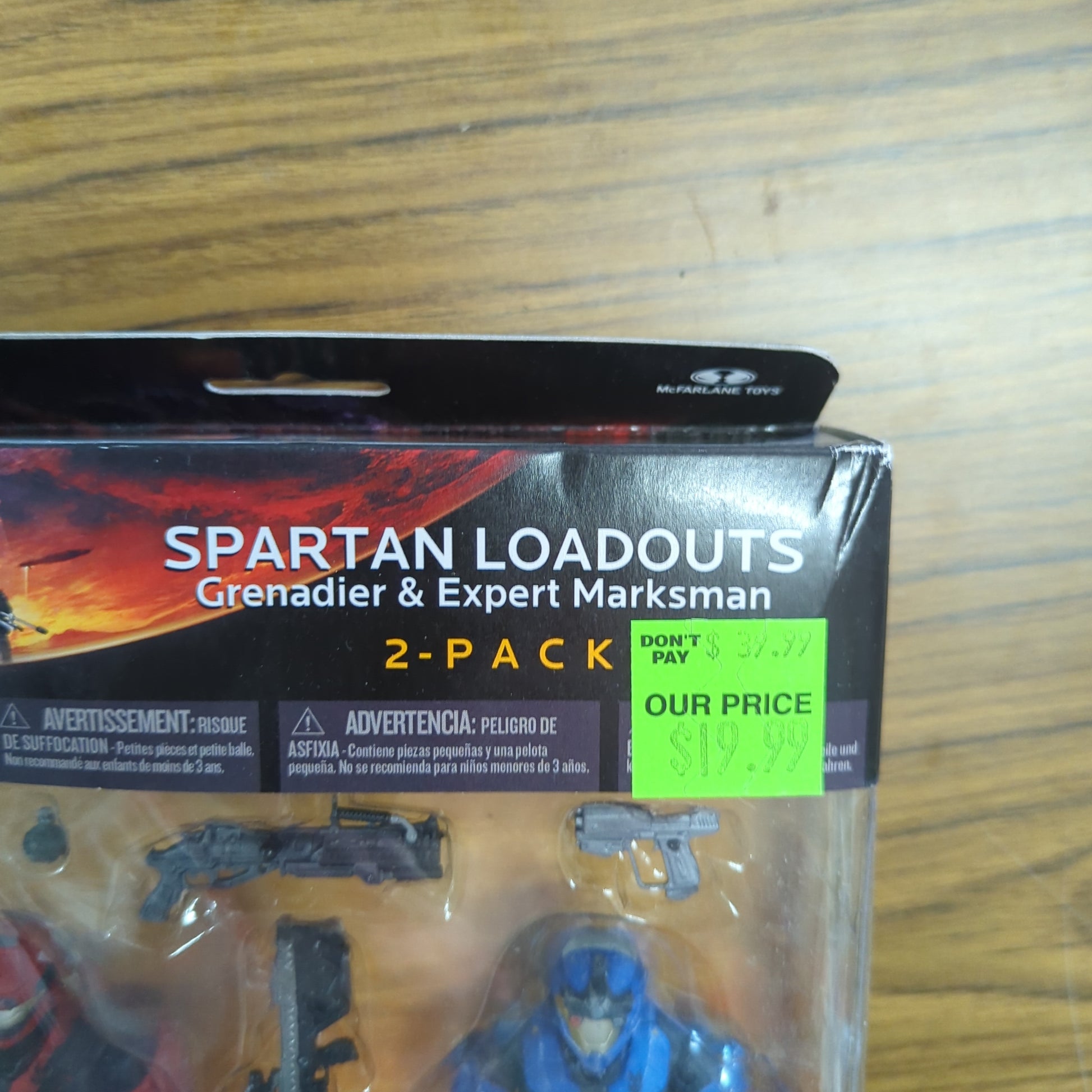 McFarlane Action Figure -Halo Reach Deluxe 2 Pack -SPARTAN LOADOUTS (Grenadier+) FRENLY BRICKS - Open 7 Days