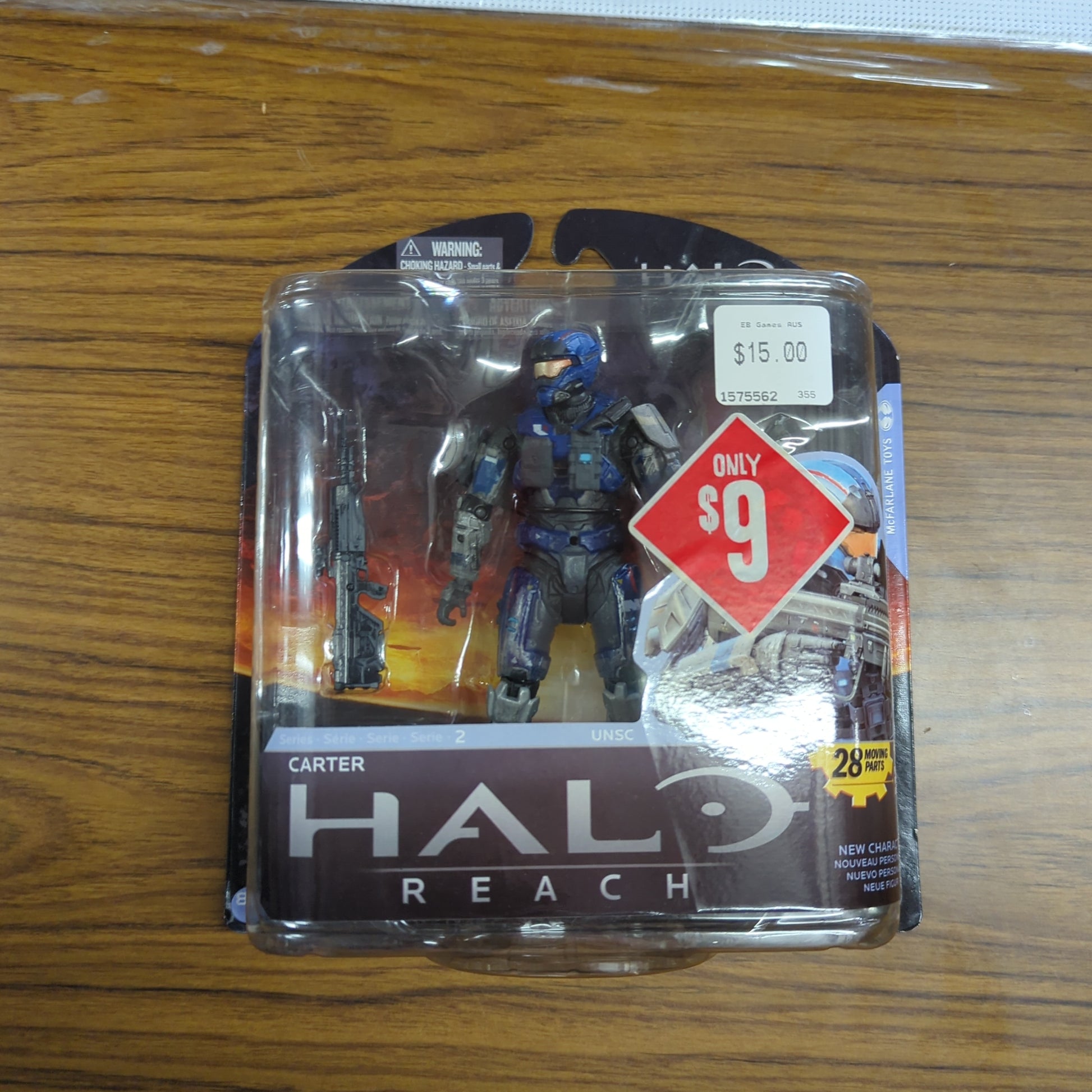 2011 McFarlane Toys Halo Reach Series 2 Carter Action Figure SEALED FRENLY BRICKS - Open 7 Days