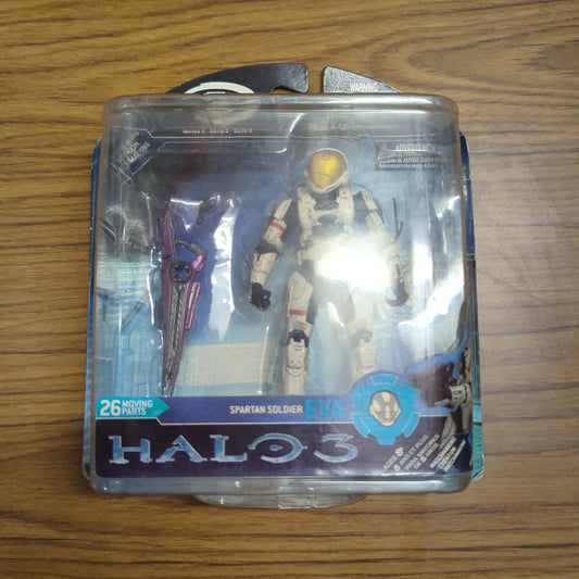 SEALED McFarlane Halo 3 Series 2 White Spartan Soldier EVA Action Figure NEW FRENLY BRICKS - Open 7 Days