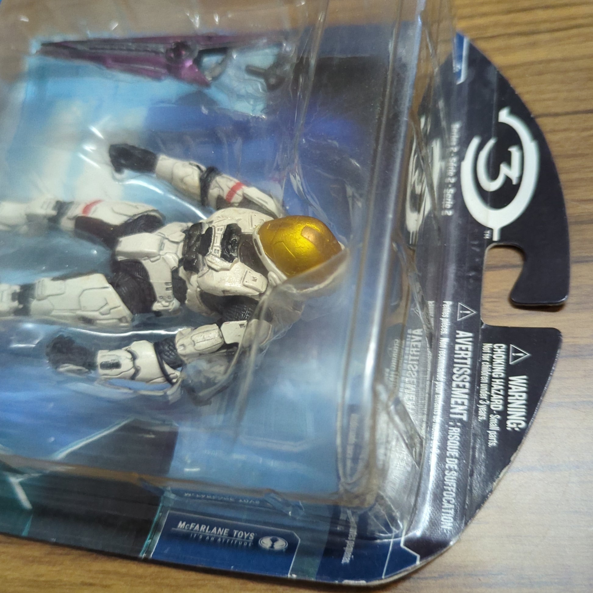 SEALED McFarlane Halo 3 Series 2 White Spartan Soldier EVA Action Figure NEW FRENLY BRICKS - Open 7 Days