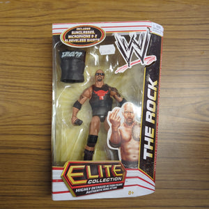 WWE Mattel Elite The Rock Series 16 2012 Sunglasses Microphone Sealed ~ NEW FRENLY BRICKS - Open 7 Days