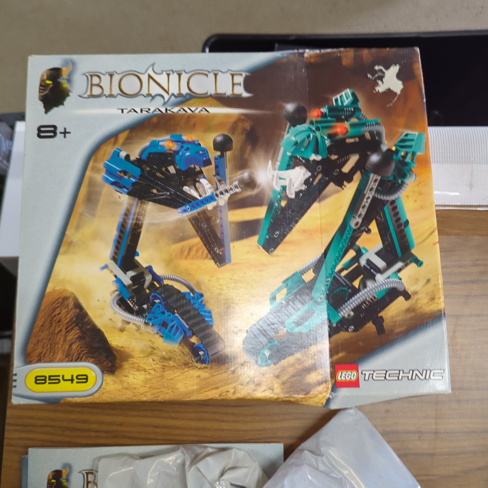 Lego 8549 Bionicle Tarakava Technic 2001 Complete Bags w/ Box missing bag 2 open bag 1 FRENLY BRICKS - Open 7 Days