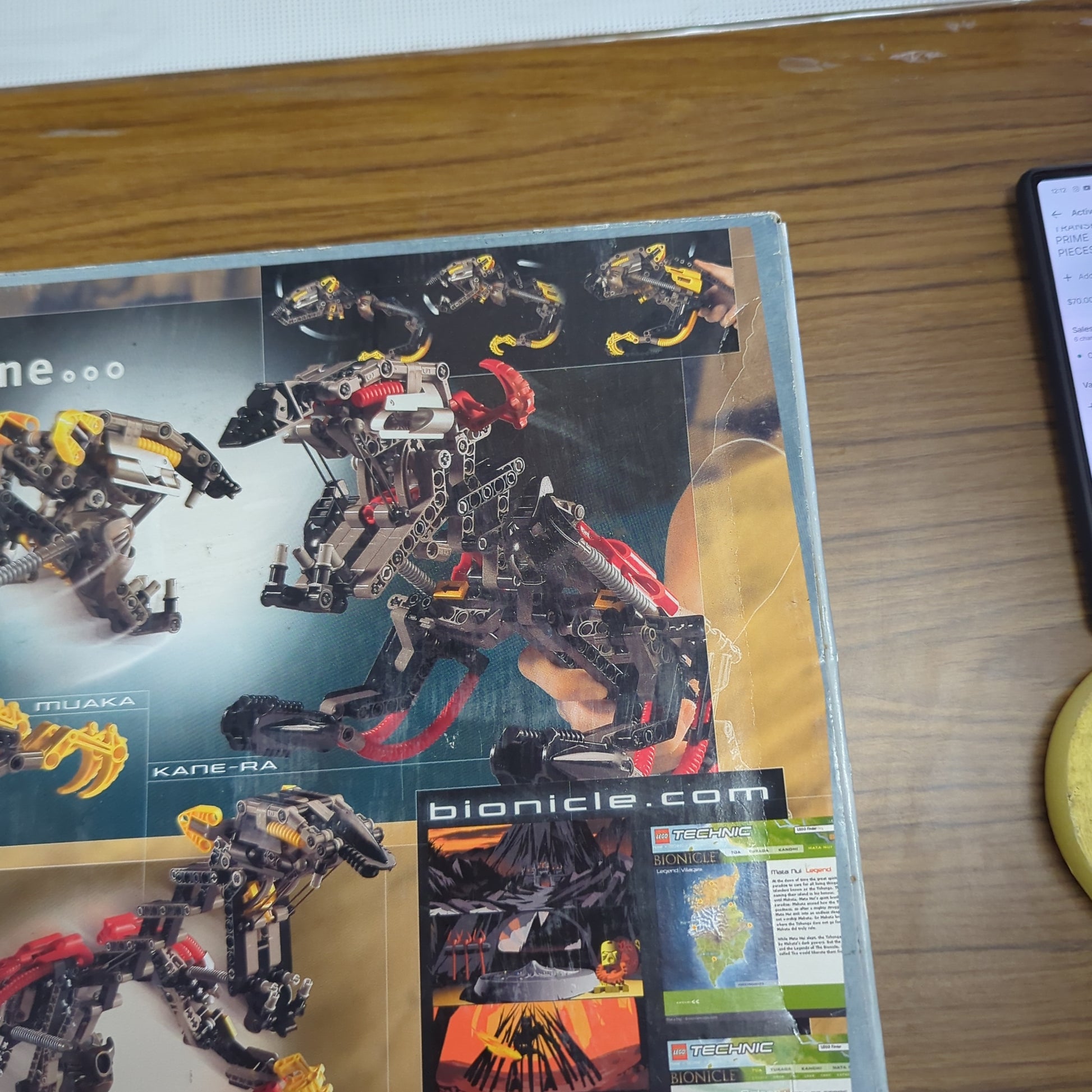 Lego Bionicle 8538 MUAKA and KANE RA - 2001 Battling Rahi - 2 Bags Still Sealed FRENLY BRICKS - Open 7 Days