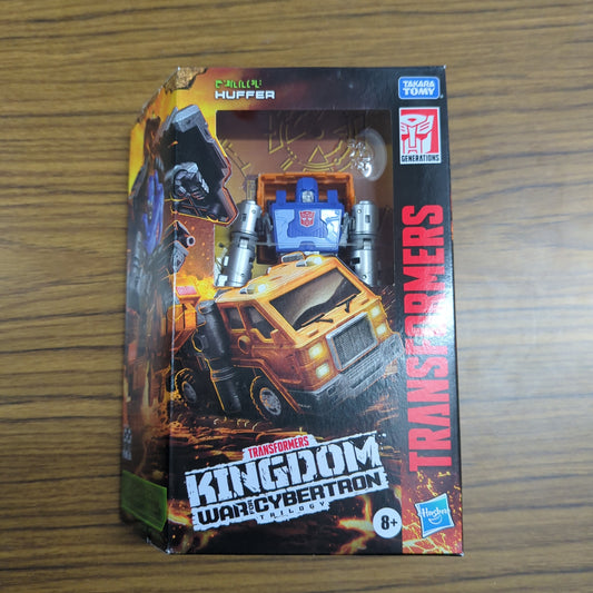 NEW Transformers Kingdom HUFFER Deluxe Class Figure WFC-K16 War For Cybertron FRENLY BRICKS - Open 7 Days