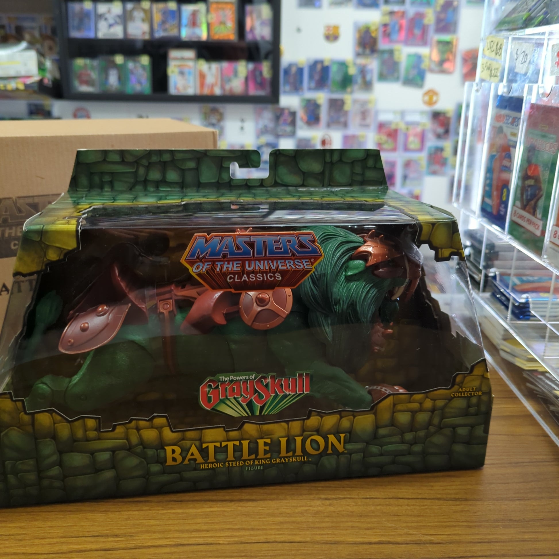 MASTERS OF THE UNIVERSE MOTU CLASSICS BATTLE LION BATTLE CAT New sealed FRENLY BRICKS - Open 7 Days