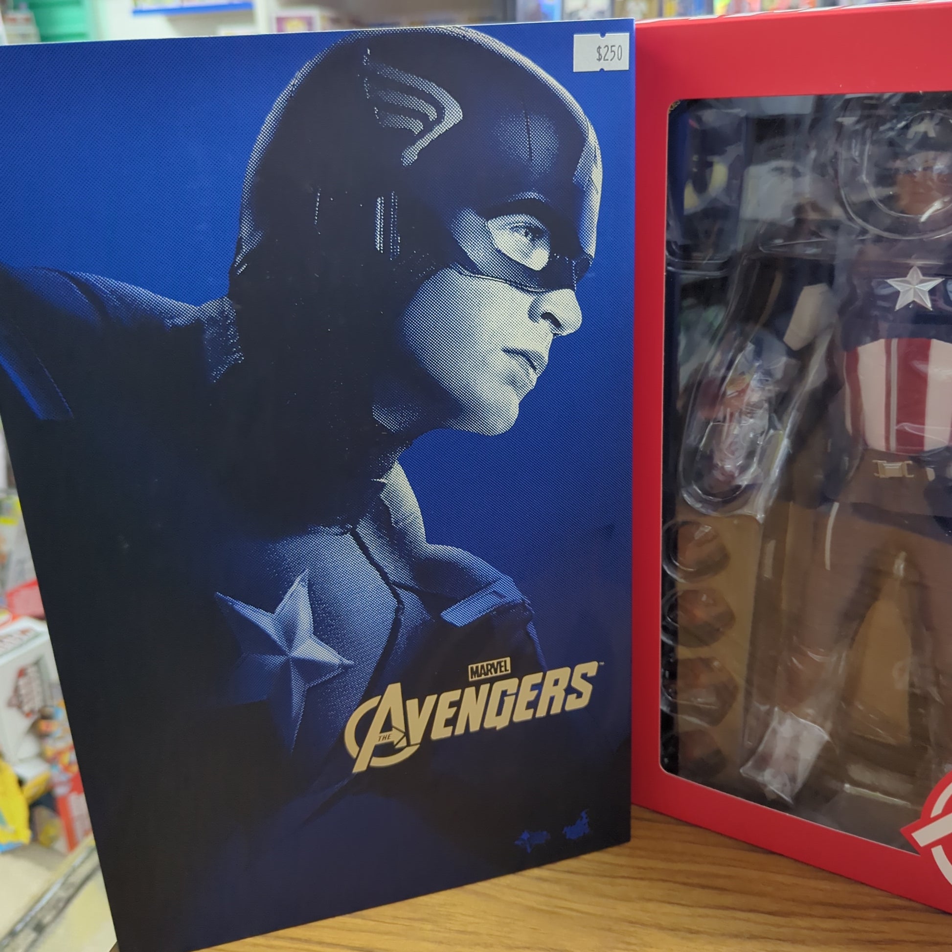 Hot Toys Movie Masterpiece 1/6 Scale Figure Captain America FRENLY BRICKS - Open 7 Days