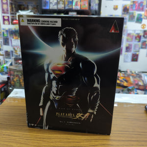 Square Enix Man of Steel Play Arts Action Figure Kai No.1 Superman SEALED FRENLY BRICKS - Open 7 Days