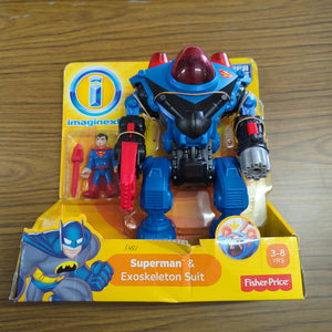 Fisher Price Imaginext Superman and Exoskeleton Suit FRENLY BRICKS - Open 7 Days